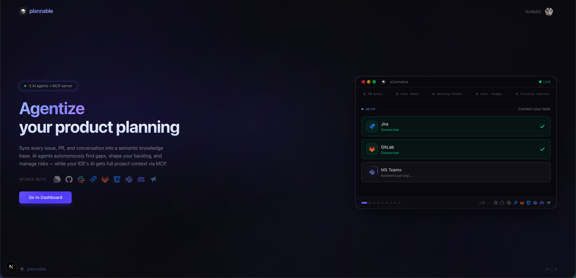 Plannable Landing Page
